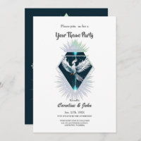 Wunderbarer weißer Fantasiephoenix.