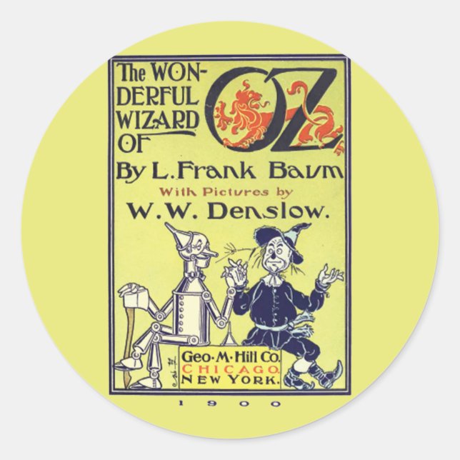 Wunderbarer Zauberer für Oz Sticker (Vorderseite)