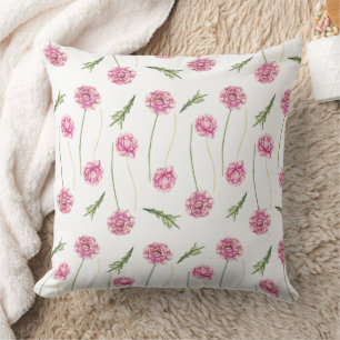 Wunderbares botanisches Blumendesign Kissen