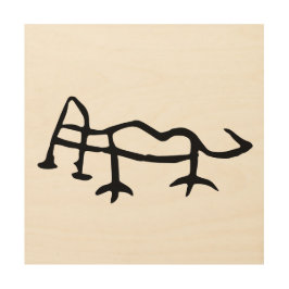 Wunderbares Chinesisch - Zodiac-Tiger-#001- Holzdruck