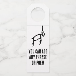 Wunderbares Chinesisches Kaninchen-#001- Flaschenanhänger