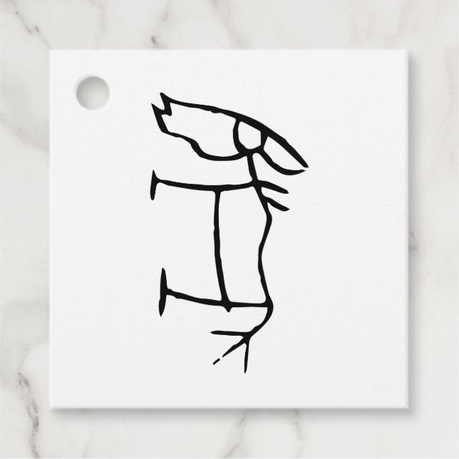 Wunderbares Chinesisches Zodiakorse-#001- Geschenkanhänger (Vorderseite)