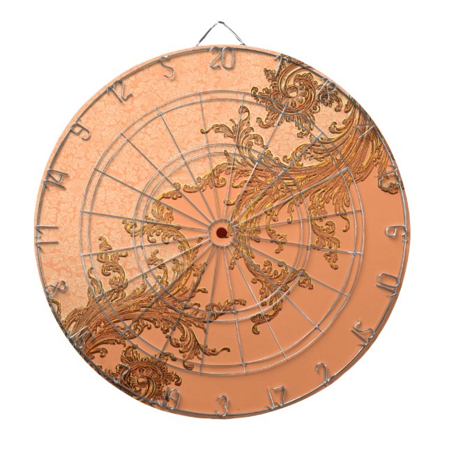 Wunderbares dekoratives Vintages Dartscheibe (vorne)