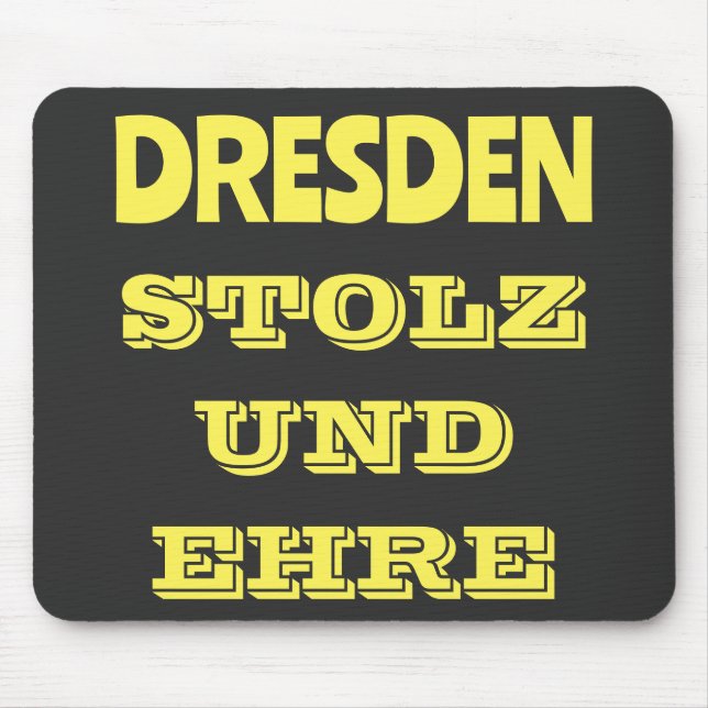 Wunderbares Design für alle Dresdner Mousepad (Vorne)