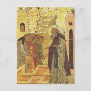 Wunderbares Gebäude der Dimitry-Kirche Postkarte