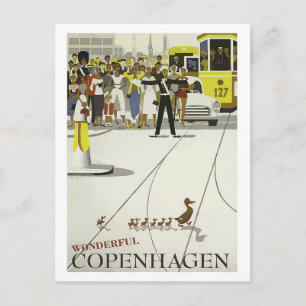 Wunderbares Kopenhagen, Stadt der großen Kultur Postkarte