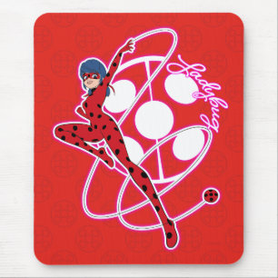 Wunderbares Ladybug-Abzeichen Mousepad