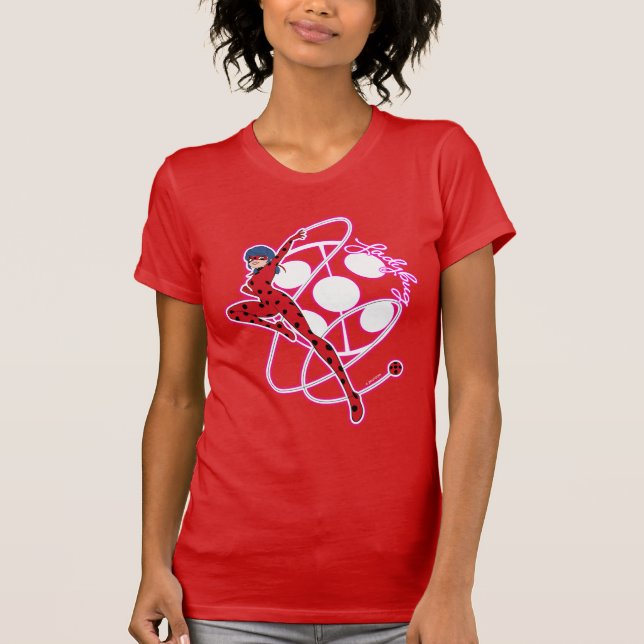 Wunderbares Ladybug-Abzeichen T-Shirt (Vorderseite)