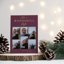 Wunderbares Leben | 6 FotoCollage Weihnachten