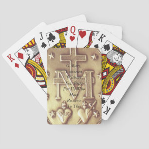 Wunderbares Medaillengebet Spielkarten