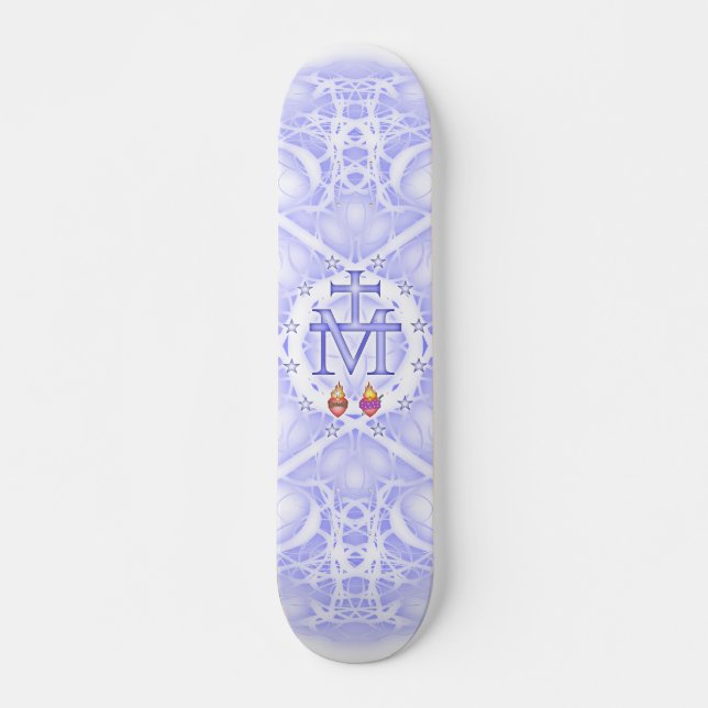 Wunderbares Medaillon Skateboard (Vorne)