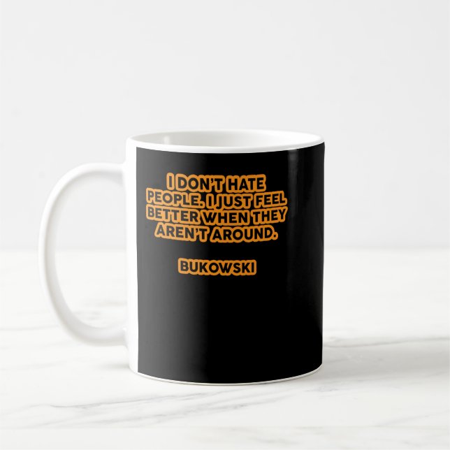 Wunderbares Memory Charles Bukowski Cool Graphic G Kaffeetasse (Links)
