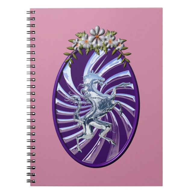 Wunderbares Mythisches Einhorn Notizblock (Vorderseite)