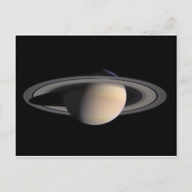 Wunderbares Saturn-Bild von der NASA Postkarte (Vorderseite)