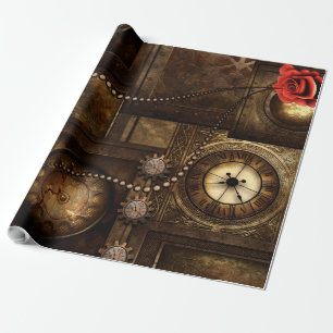 Wunderbares Steampunk-Design Geschenkpapier