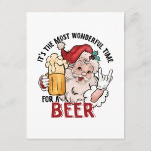 Wunderbarste Zeit für ein Bier Begleitkarte
