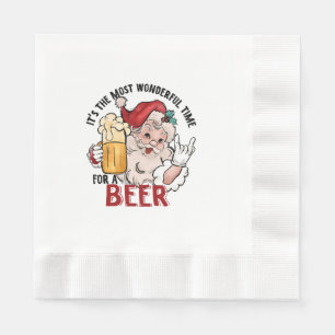 Wunderbarste Zeit für ein Bier Serviette