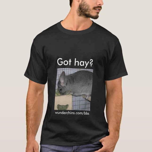 Wunderchins got der dunklen Heu-Männer T-Shirt (Vorderseite)
