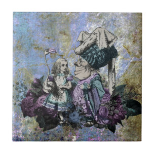 Wunderland Alice Flamingo und Herzogin Fliese