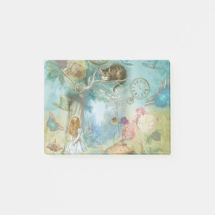 Wunderland - Alice im Wunderland Collage Post-it Klebezettel