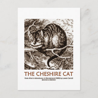 Wunderland Die Cheshire-Katze Postkarte