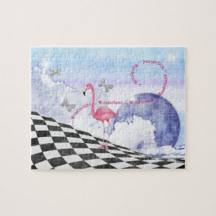 Wunderland Flamingo Cheshire Cat Teeparty-Puzzle Puzzle