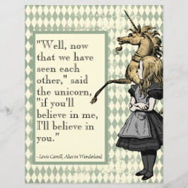 Wunderland Ich glaube an dich Einhorn