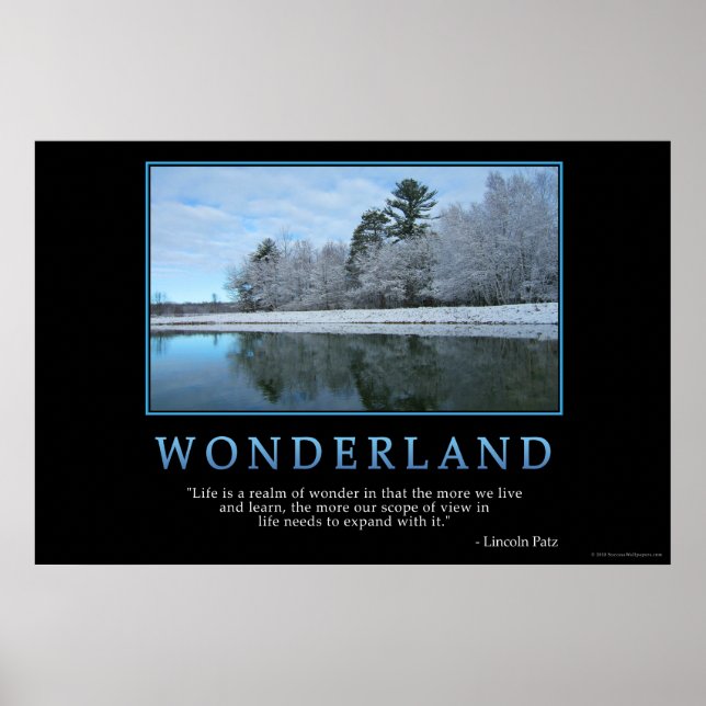 Wunderland Poster (Vorne)