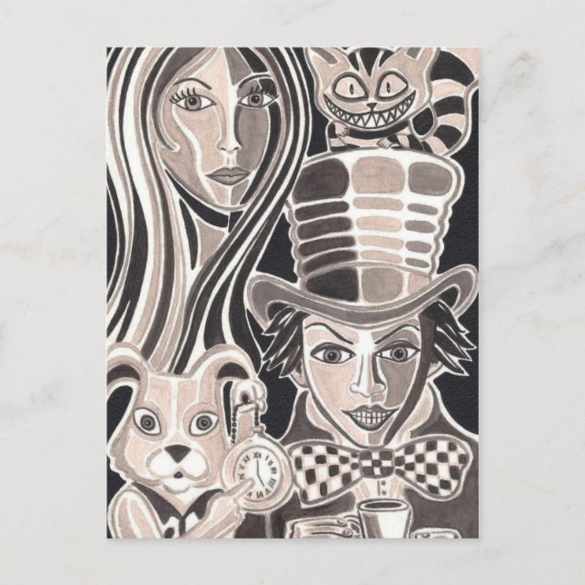 Wunderland Postkarte (Vorderseite)