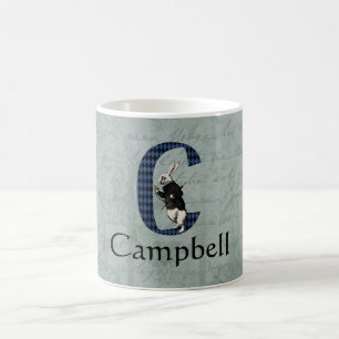 Wunderland Weißer Hase Buchstabe C Kaffeetasse