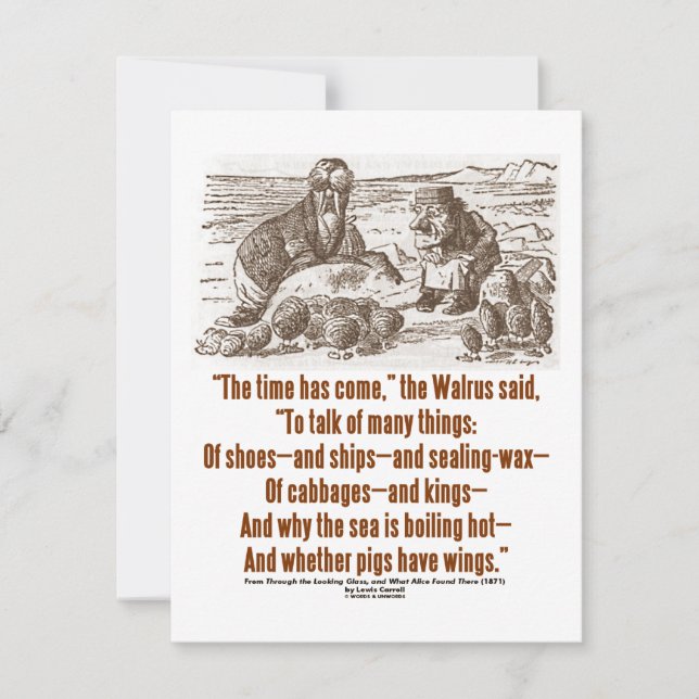 Wunderland Zeit ist durch Glass gekommen (Vorderseite)