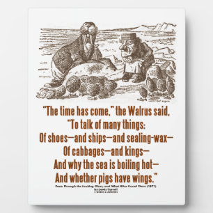 Wunderland Zeit ist durch Glass gekommen Fotoplatte