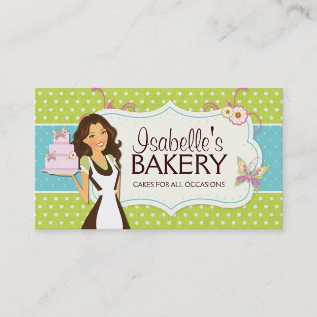 Wunderliche Bäckerei-Visitenkarte Visitenkarte (Vorderseite)