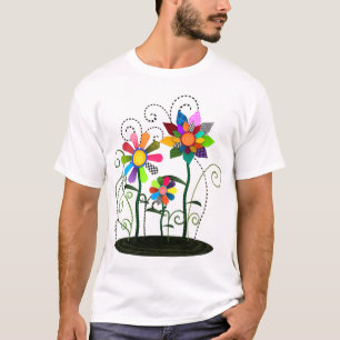 Wunderliche Blumen T-Shirt