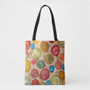 Wunderliche Blumen-Taschen-Tasche