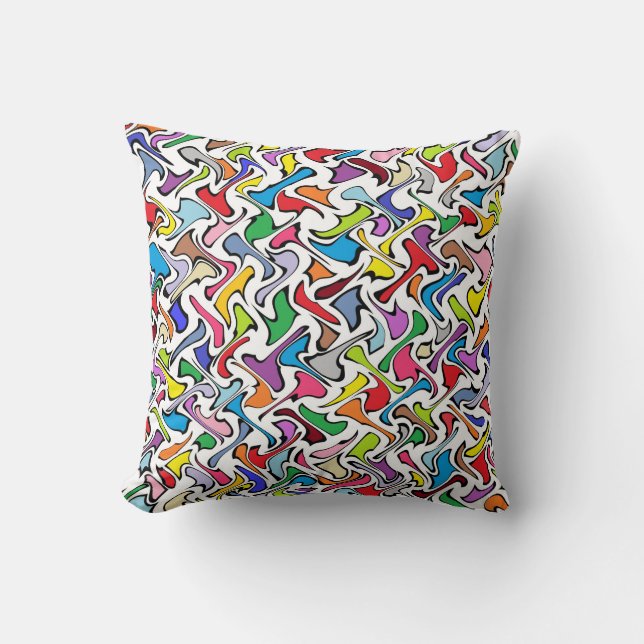 Wunderliche Farben Kissen (Vorderseite)