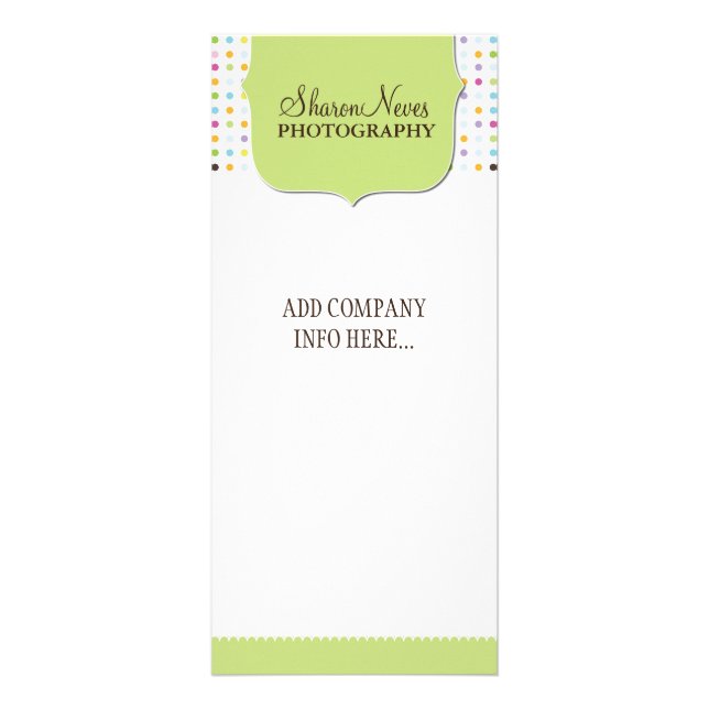 Wunderliche Gestell-Karte Werbekarte (Vorne)