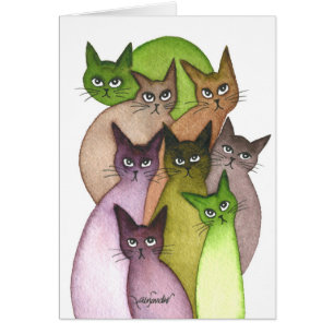 Wunderliche Katzen des Libanons