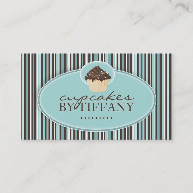 Wunderliche Kuchen-Visitenkarten Visitenkarte (Vorderseite)