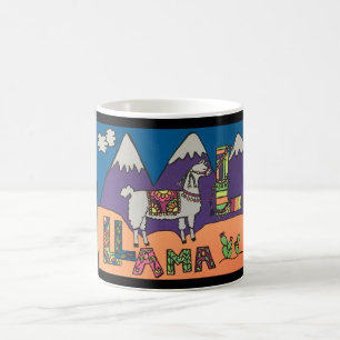 Wunderliche Lama-Tasse Kaffeetasse