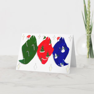 Wunderliche niedliche feiertagskarte