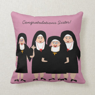 Wunderliche Nonnen in den Gewohnheiten Kissen