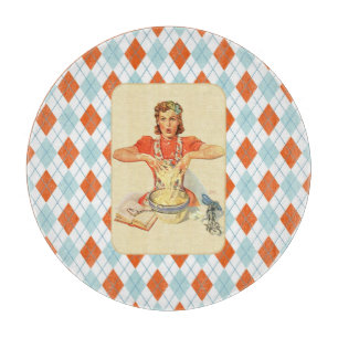 Wunderliche Rauten-Vintager Koch Schneidebrett