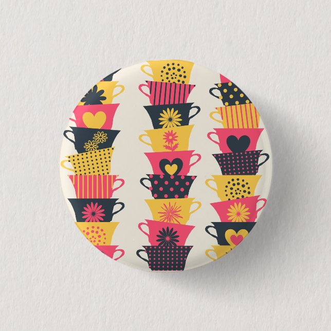 Wunderliche Teacups Button (Vorderseite)