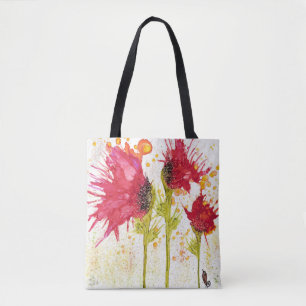 Wunderliche und bunte Mohnblumen-Taschen-Tasche