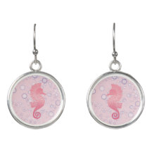 Wunderliche und entzückende Seepferd-Kunst im Rosa