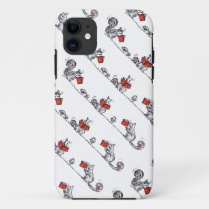 Wunderliche Vintage Eichhörnchen-Lesebücher iPhone 11 Hülle