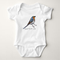 Wunderliche Vogel-Robin-Illustration
