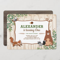 Wunderliche Waldwaldtier-1. Geburtstag