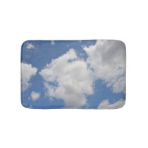 Wunderliche Wolken-Bad-Matte